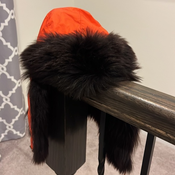 Polo Ralph Lauren Trapper Skit Winter hat Lambs Fur Italy Men’s Large/XL vintage - Picture 12 of 13